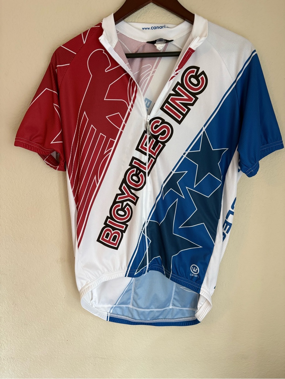 Canari Bicycles Inc Cycling Jersey Trek Specialized Full Zip Men’s Medium